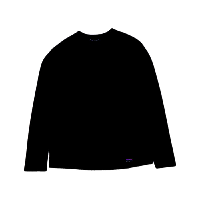 A Black Long Sleeve T Shirts from Patagonia in size 7Y for boy. (Front View)