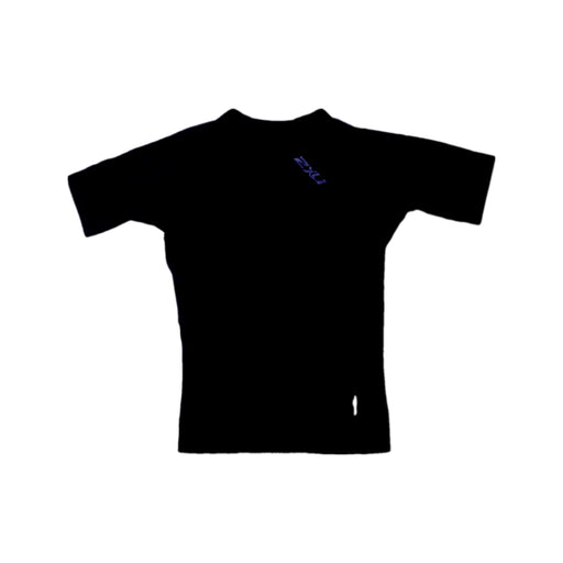 A Black Rash Guards from 2XU in size 8Y for girl. (Front View)