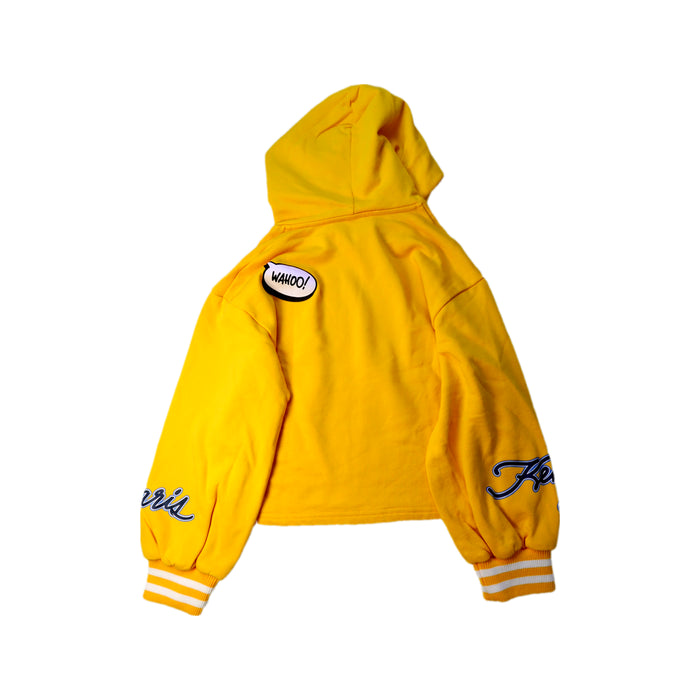 A Yellow Hooded Sweatshirts from Kenzo in size 12Y for neutral. (Back View)