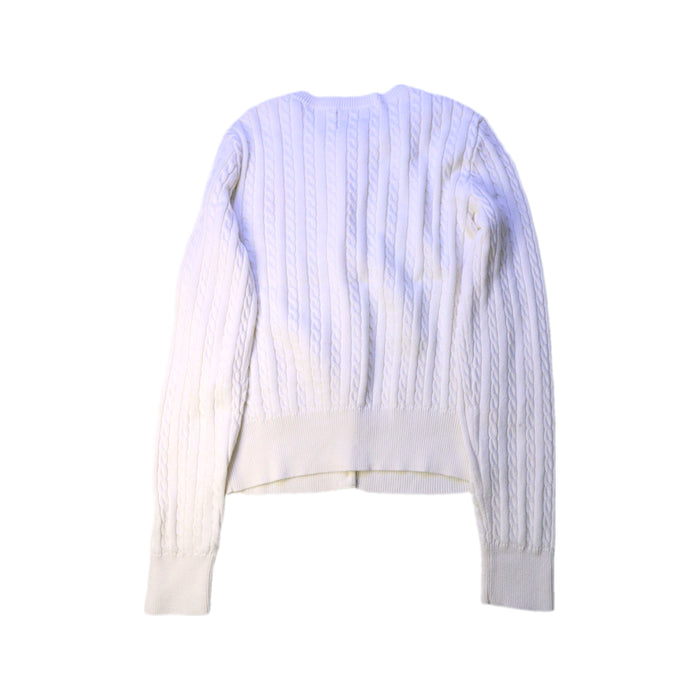 A White Cardigans from Polo Ralph Lauren in size 8Y for girl. (Back View)