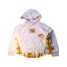 A Beige Hooded Sweatshirts from Adidas in size 10Y for boy. (Front View)