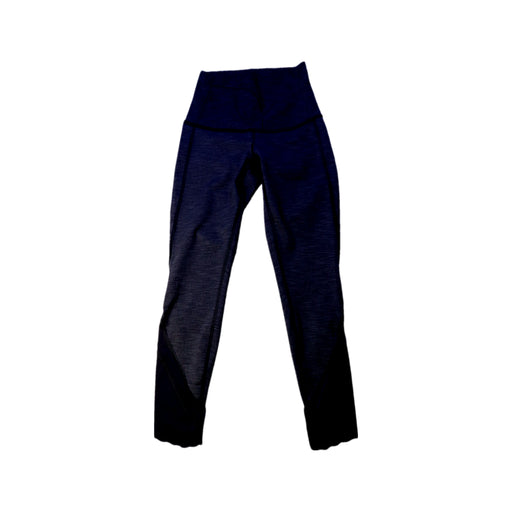 A Black Leggings from Lululemon in size 12Y for girl. (Front View)