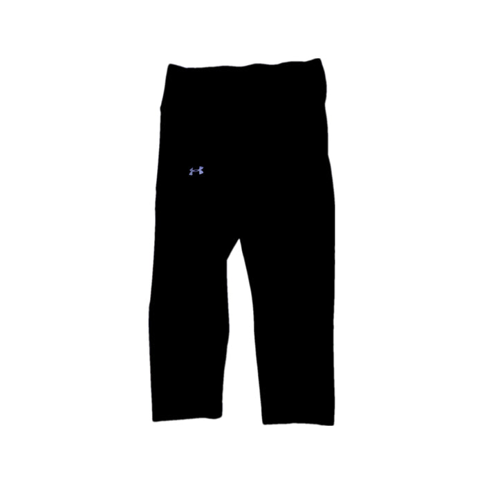 A Black Active Pants from Under Armour in size 8Y for girl. (Front View)