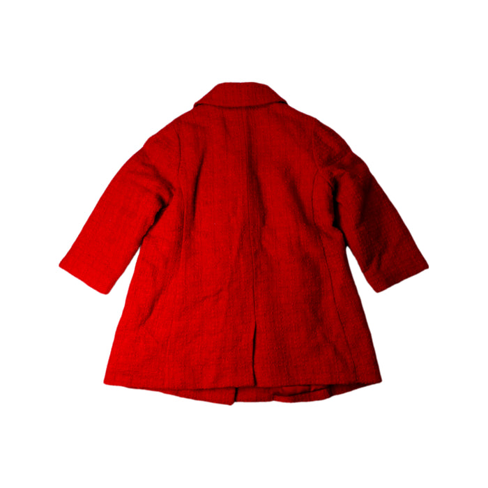 A Red Coats from Dolce & Gabbana in size 18-24M for girl. (Back View)