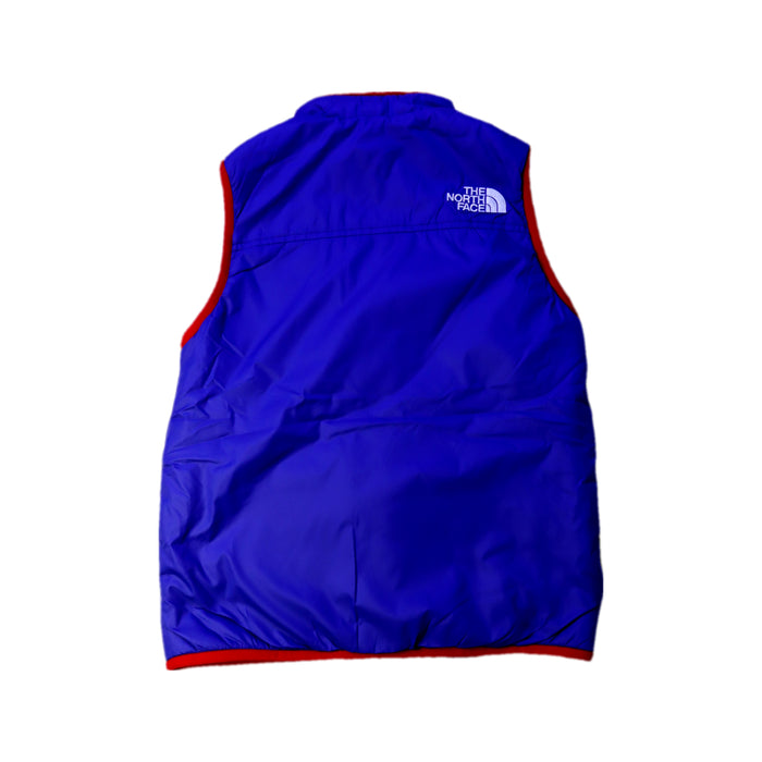 A Blue Outerwear Vests from The North Face in size 7Y for neutral. (Back View)