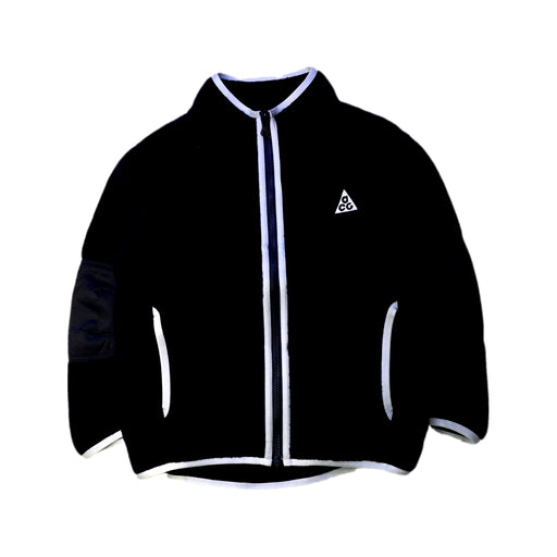 A Black Lightweight Jackets from Nike in size 8Y for boy. (Front View)