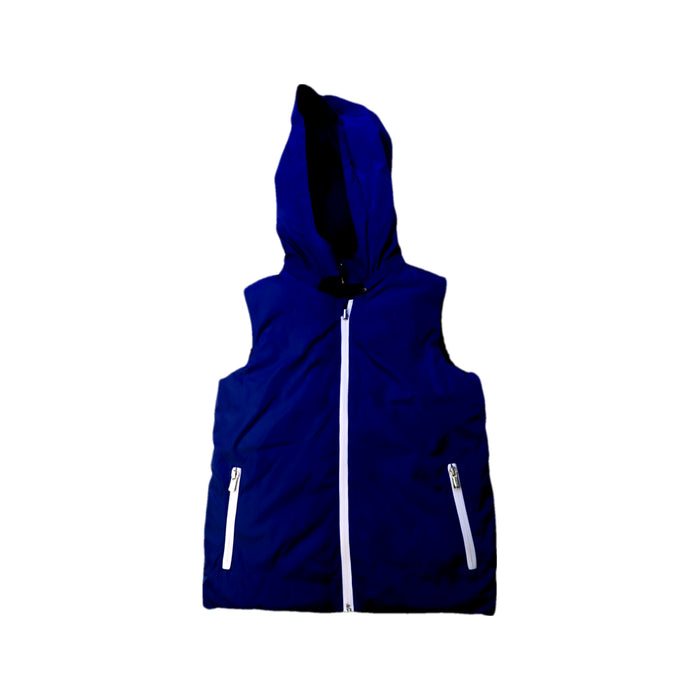 A Blue Outerwear Vests from Jacadi in size 8Y for boy. (Front View)