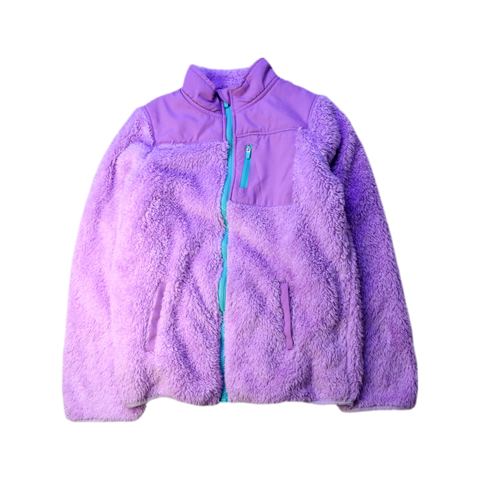 A Purple Lightweight Jackets from Mountain Warehouse in size 11Y for girl. (Front View)