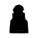 A Black Outerwear Vests from Fila in size 7Y for neutral. (Back View)