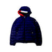 A Navy Puffer/Quilted Jackets from Moncler in size 10Y for neutral. (Front View)