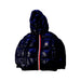 A Navy Puffer/Quilted Jackets from Moncler in size 8Y for neutral. (Front View)