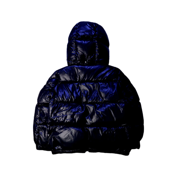A Navy Puffer/Quilted Jackets from Moncler in size 8Y for neutral. (Back View)
