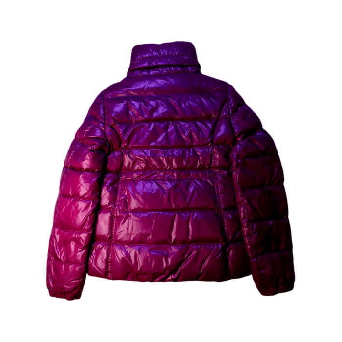 A Purple Puffer/Quilted Jackets from Moncler in size 12Y for neutral. (Back View)