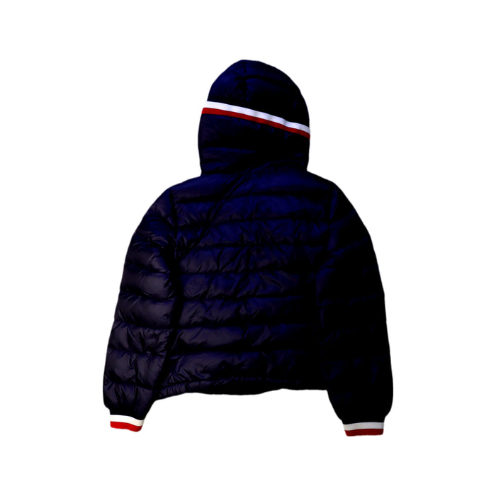 A Navy Puffer/Quilted Jackets from Moncler in size 12Y for neutral. (Back View)
