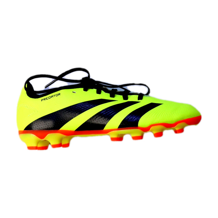 A Yellow Cleats/Soccer Shoes from Adidas in size 12Y for boy. (Front View)