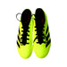 A Yellow Cleats/Soccer Shoes from Adidas in size 12Y for boy. (Back View)
