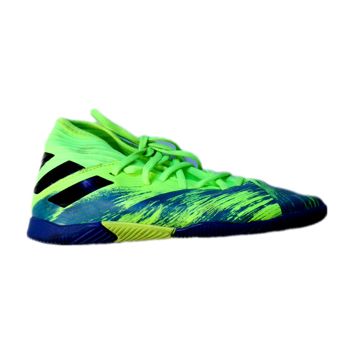 A Green Cleats/Soccer Shoes from Adidas in size 9Y for neutral. (Front View)