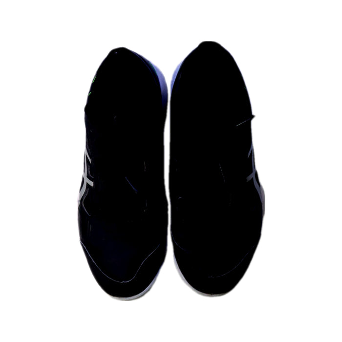 A Black Sneakers from ASICS in size 12Y for boy. (Back View)