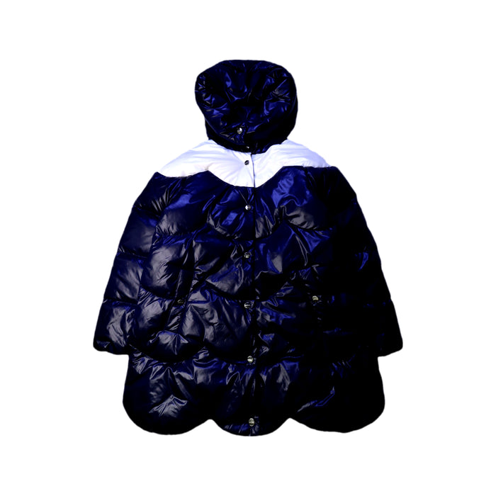 A Navy Puffer/Quilted Coats & Outerwear from Jacadi in size 12Y for girl. (Front View)