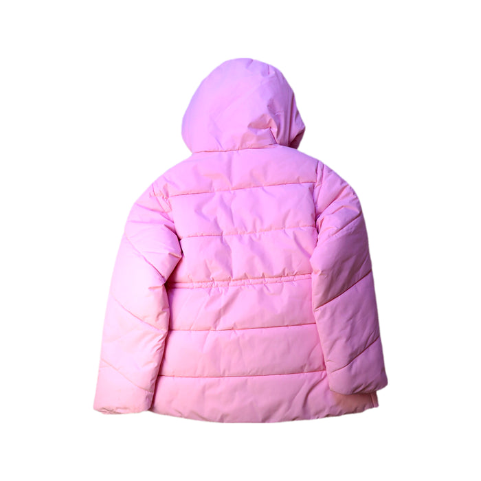 A Pink Puffer/Quilted Coats & Outerwear from Jacadi in size 10Y for girl. (Back View)