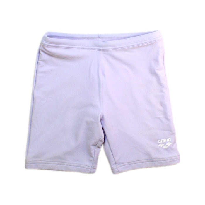 A Purple Active Shorts from Arena in size 5T for girl. (Front View)