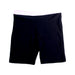 A Black Active Shorts from Arena in size 7Y for girl. (Front View)