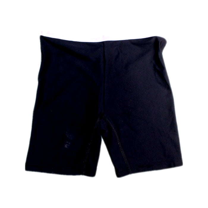 A Black Active Shorts from Arena in size 7Y for girl. (Back View)