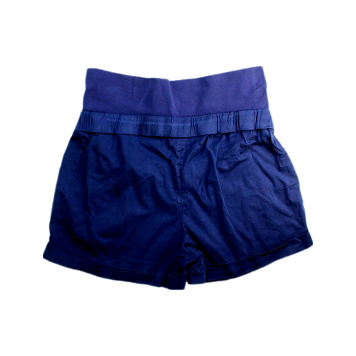 A Navy Shorts from Seraphine in size Maternity-S for maternity. (Back View)