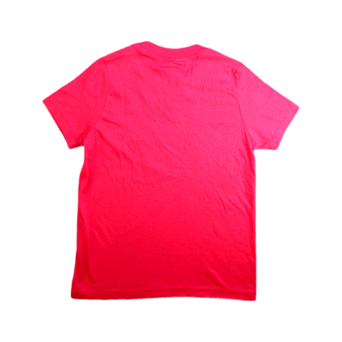 A Red Short Sleeve T Shirts from Nike in size 8Y for girl. (Back View)