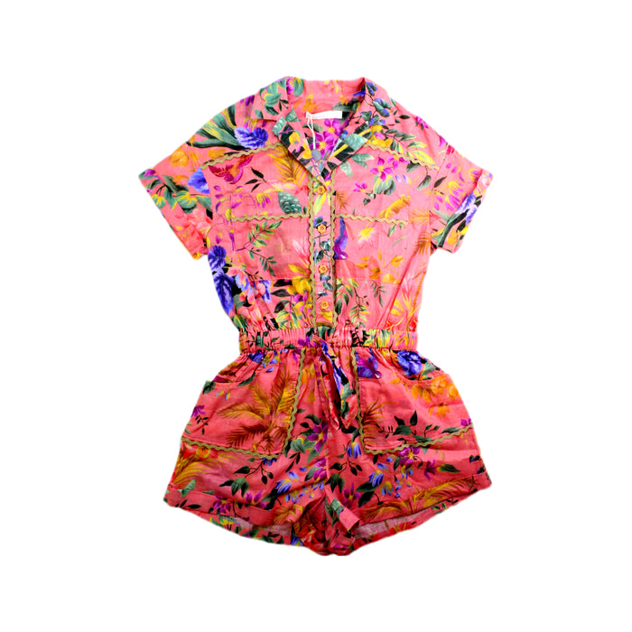 A Multicolour Short Sleeve Rompers from Zimmermann in size 8Y for girl. (Front View)