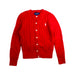 A Red Cardigans from Polo Ralph Lauren in size 6T for girl. (Front View)