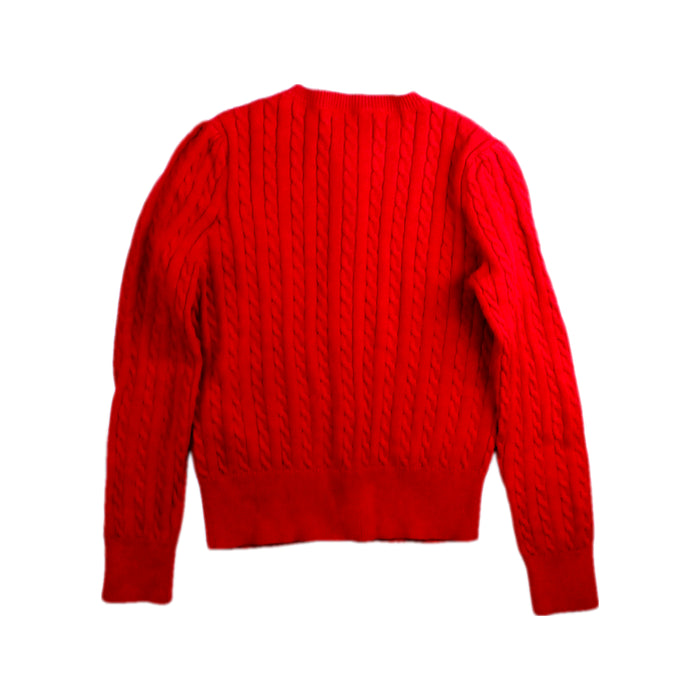 A Red Cardigans from Polo Ralph Lauren in size 6T for girl. (Back View)