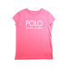 A Pink Short Sleeve T Shirts from Polo Ralph Lauren in size 6T for girl. (Front View)