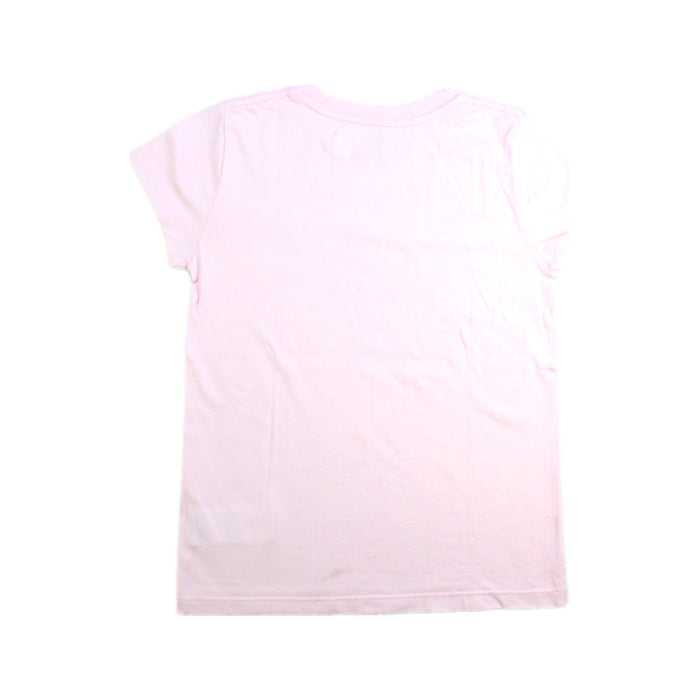 A Pink Short Sleeve T Shirts from Polo Ralph Lauren in size 6T for girl. (Back View)