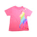 A Pink Short Sleeve T Shirts from Polo Ralph Lauren in size 6T for girl. (Front View)