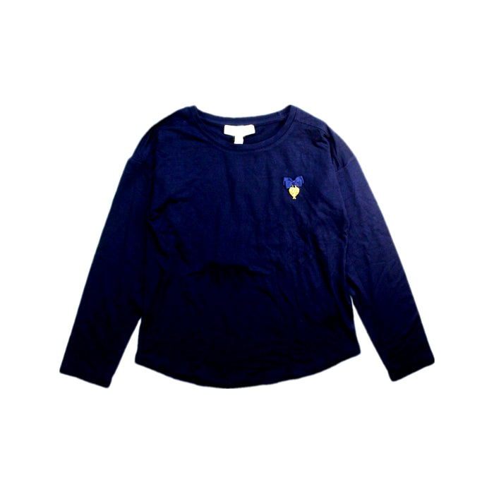 A Navy Long Sleeve T Shirts from Angel's Face in size 6T for girl. (Front View)