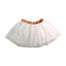 A White Tulle Skirts from Petit Bateau in size 6T for girl. (Back View)