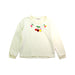 A Ivory Long Sleeve Tops from Hot Biscuits Mikihouse in size 5T for girl. (Front View)