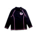 A Black Rash Guards from Arena in size 4T for girl. (Front View)