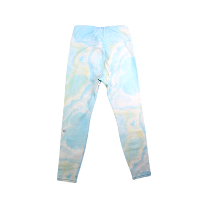 A Blue Leggings from Moody Tiger in size 7Y for girl. (Back View)