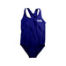 A Navy Swimsuits from TYR in size 8Y for girl. (Front View)