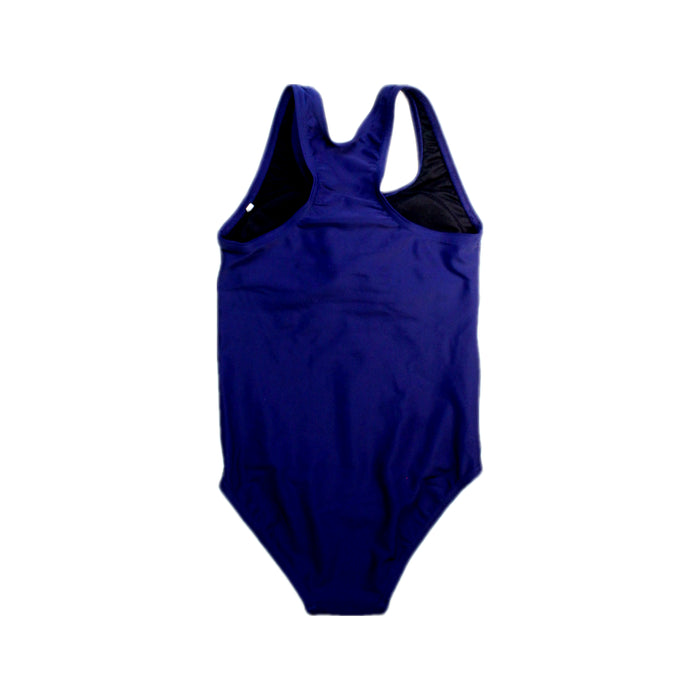 A Navy Swimsuits from TYR in size 8Y for girl. (Back View)