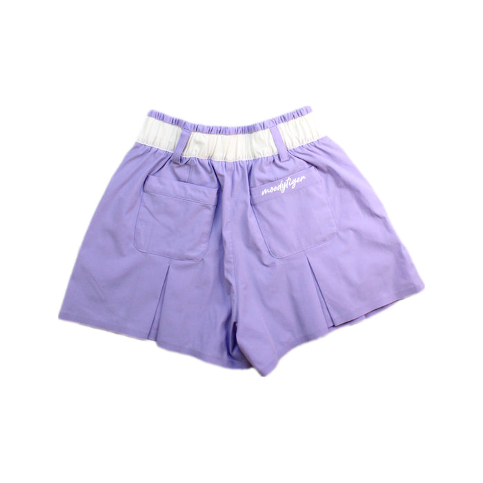 A Purple Shorts from Moody Tiger in size 5T for girl. (Back View)
