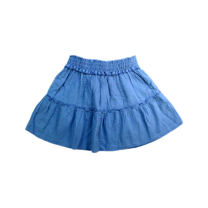 A Blue Short Skirts from Nanos in size 7Y for girl. (Back View)