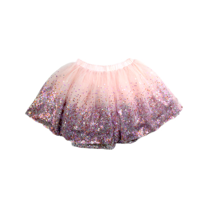 A Pink Tulle Skirts from Seed in size 8Y for girl. (Back View)