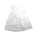 A White Sleeveless Dresses from Minihaha in size 18-24M for girl. (Back View)
