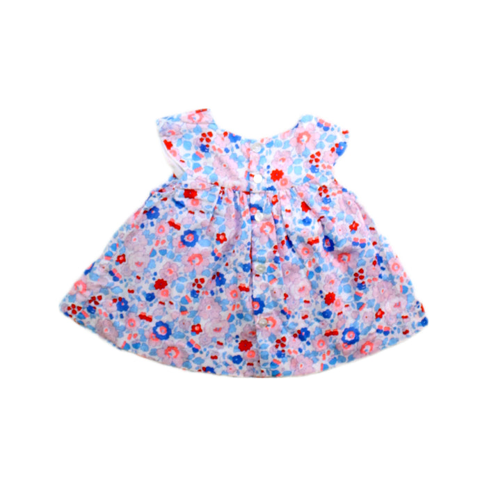 A Multicolour Short Sleeve Dresses from Jacadi in size 3-6M for girl. (Back View)