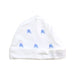 A White Beanies from Jojo Maman Bébé in size 3-6M for boy. (Front View)