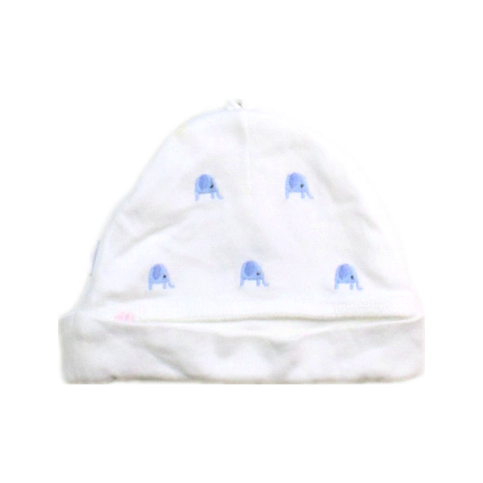 A White Beanies from Jojo Maman Bébé in size 3-6M for boy. (Back View)
