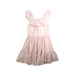 A Pink Sleeveless Dresses from David Jones in size 7Y for girl. (Back View)